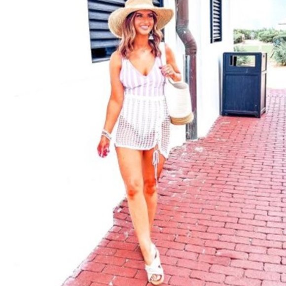 KONA SOL™ Purple V-Neck High Leg One Piece Swimsuit  🌸  NEW!!! - Picture 14 of 14